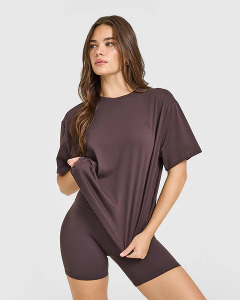 Classic Oversized Lightweight T-Shirt 
 Umber Brown | Oner Active (UK / US)