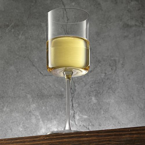 Joyjolt Claire 4-pc. Crystal Cylinder 11.4 oz. White Wine Glasses | HSN