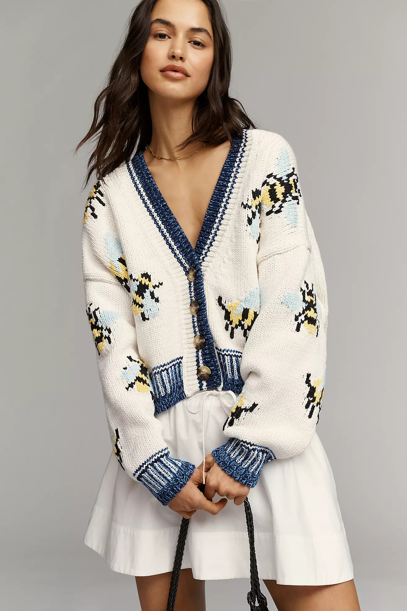 Maeve Icon Chunky Cardigan | Anthropologie (US)