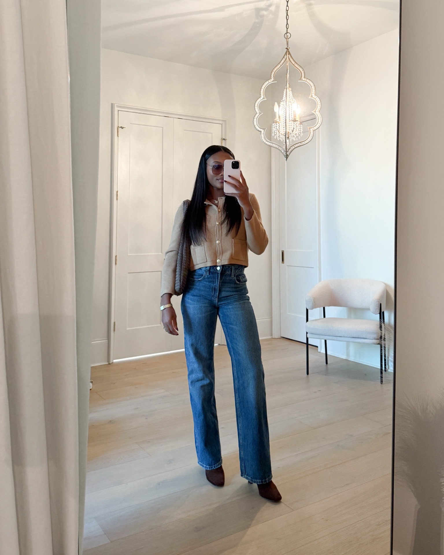 Outfit of the day 🤎 My cardigan is on sale today! 

#LTKShoeCrush #LTKSeasonal #LTKHoliday