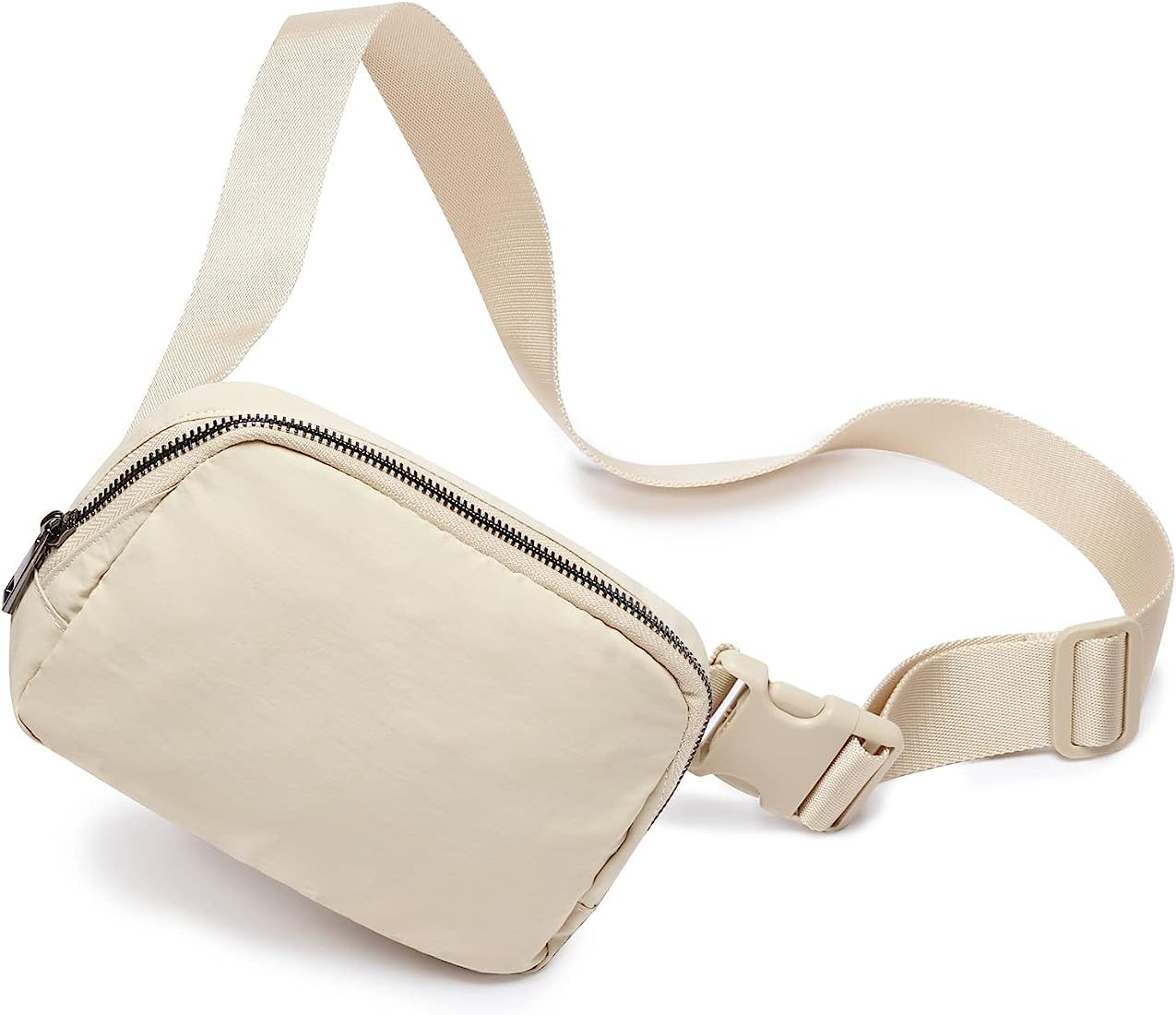Adjustable Strap Athletic Fanny Pack Lounge Mini Waist Pack Zipper Pockets Workout Small Belt Bag... | Amazon (US)