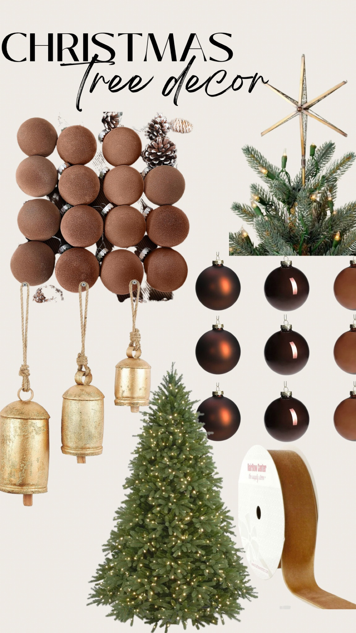 Neutral Christmas ornaments 

#LTKSeasonal #LTKHoliday