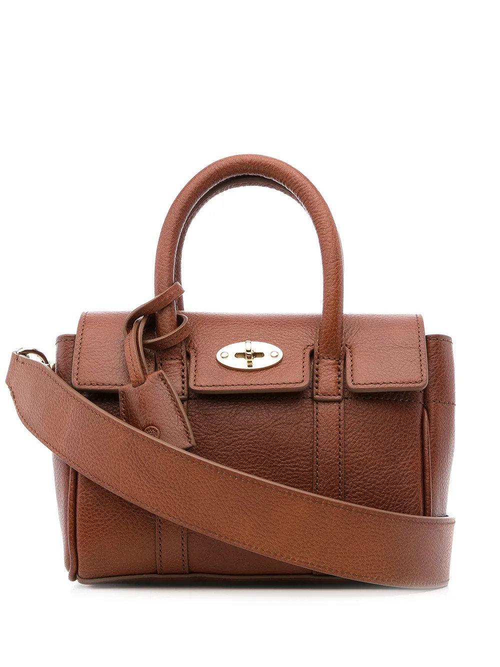 Bolsa Bayswater de couro mini | Farfetch Global