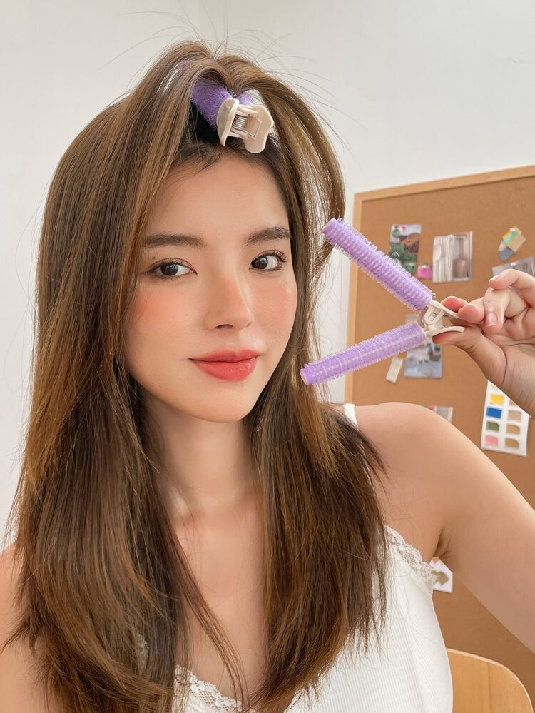 DAZY 2pcs Self-adhesive Hair Roller | SHEIN