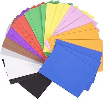 Horizon Group USA Assorted Rainbow 30-Pack Foam Sheets, 8.5x5.5-Inch & 2mm, Value Pack of EVA Foa... | Amazon (US)