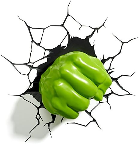 3D Light FX Marvel Avengers Hulk Fist 3D Deco Light | Amazon (US)