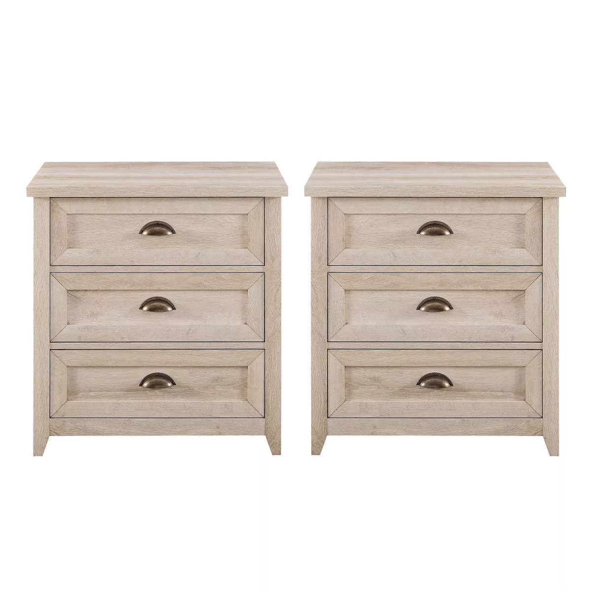 Fontella Transitional 3 Drawer Nightstand - Saracina Home | Target
