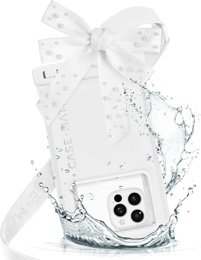 Case-Mate IP68 Waterproof Large Phone Pouch with Bow Design - Travel Beach Cruise Ship Essentials... | Amazon (US)
