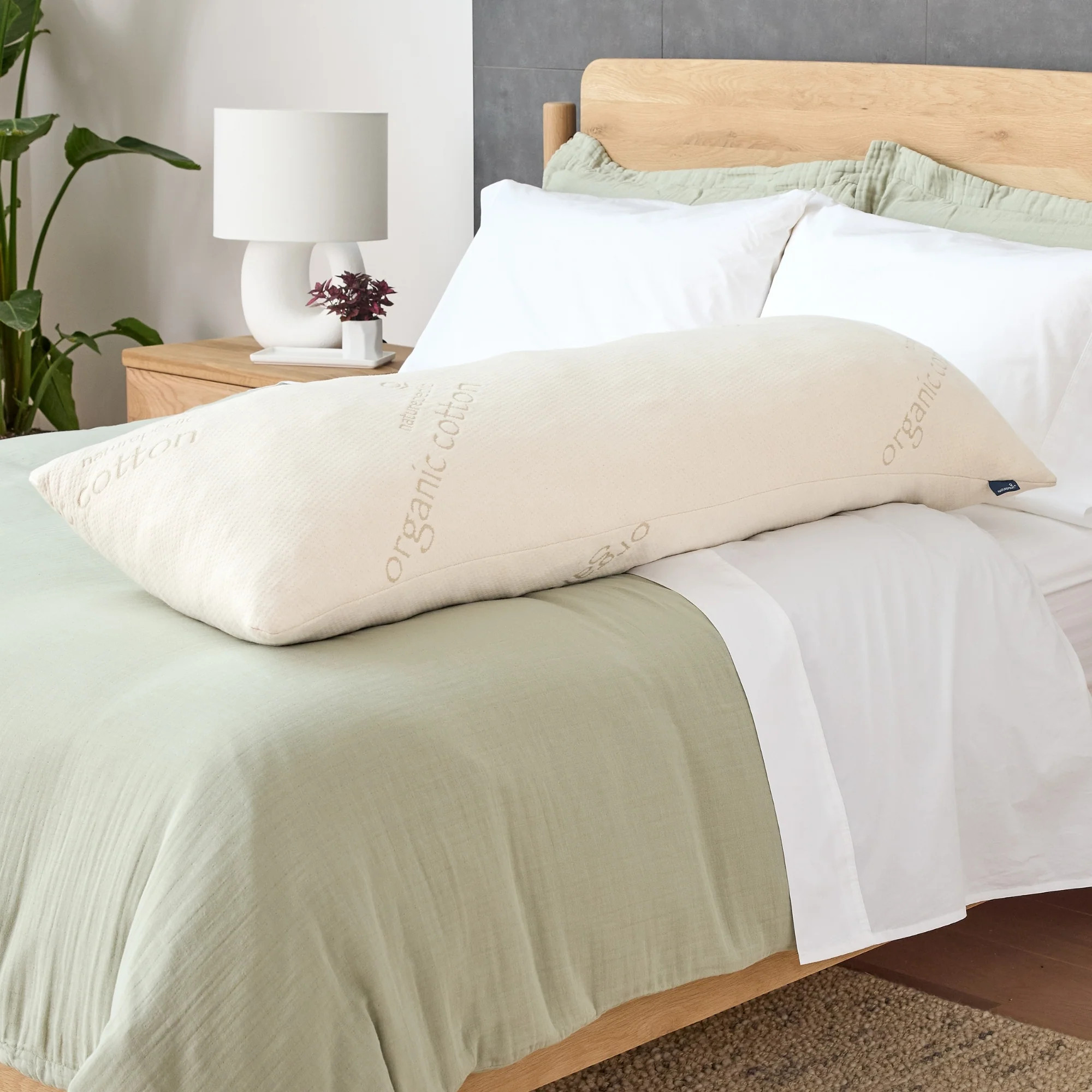 Organic Latex Body Pillow/Pregnancy Pillow | Naturepedic