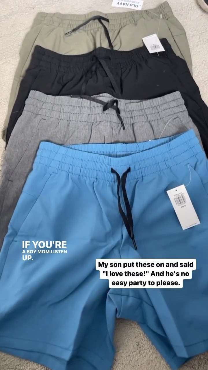 SALE: $10.50 BOY SHORTS AT OLD NAVY! My neighbor, who has 3 boys, says these are her favorite shorts for boys in the summer! And they haven't disappointed. Quick dry and light weight (great for heat or if they get wet), elastic waist band, drawstring, AND hit  right above the knee (which is a dang cute length!)

#LTKfamily #LTKsalealert #LTKkids
