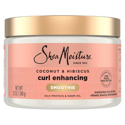 SheaMoisture Coconut and Hibiscus Curl Enhancing Smoothie For Thick Curly Hair - 12oz | Target
