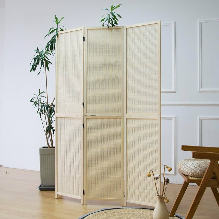 Furnnylane 3 Panel Room Divider and Folding Screen Divider,Two in One Detachable and Foldable Pan... | Amazon (US)