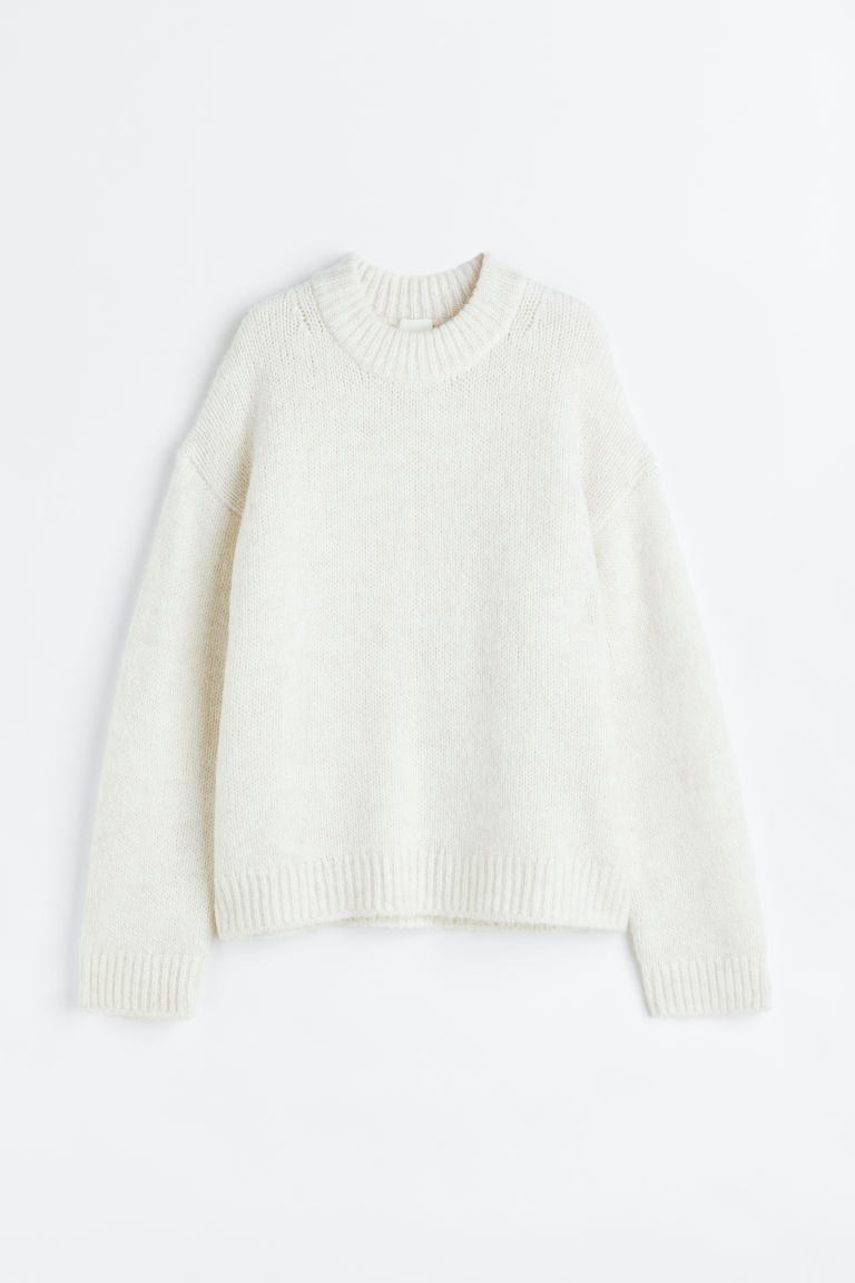 H & M - Oversized Sweater - White | H&M (US + CA)