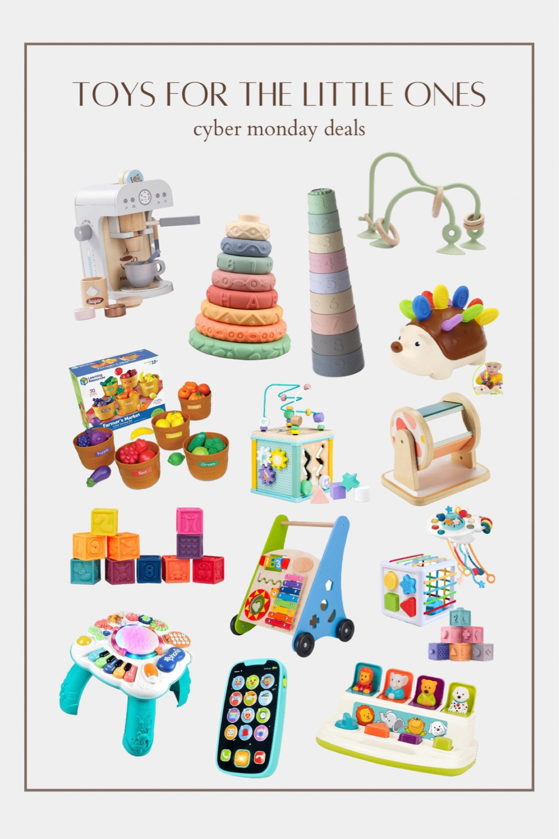 gifts for the little ones - babies! #giftsforbaby #cybermondaydeals #amazonsales #amazondeals #babytoys 

#LTKCyberWeek #LTKbaby #LTKGiftGuide