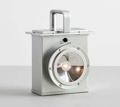 Airstream Solar Powered Lantern With Clock | Pottery Barn (US)