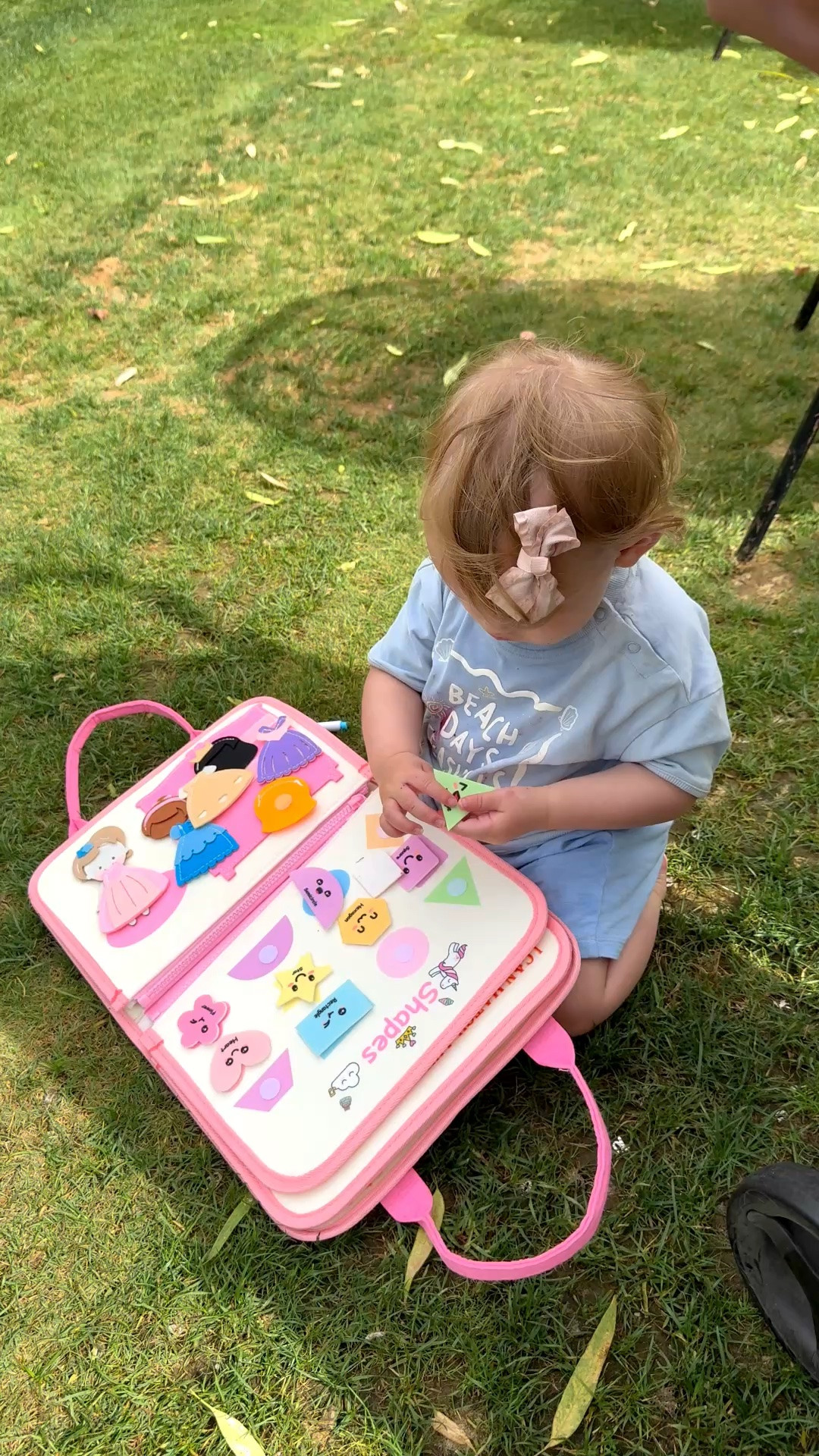 Toddler busy book to keep them entertained. Highly recommend! (Just be careful with the erasers from the pens as they come out easily and could be a choking hazard)

#LTKkids #LTKbaby #LTKfamily