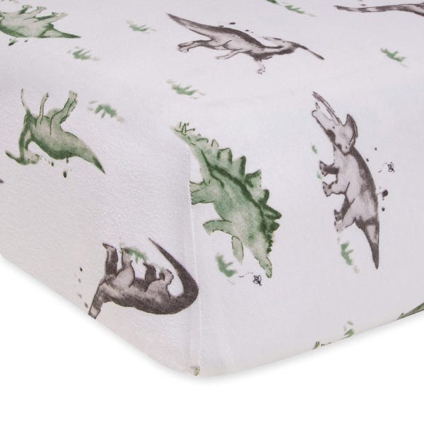 Happy Herbivores Organic Cotton BEESNUG® Fitted Crib Sheet | Burts Bees Baby