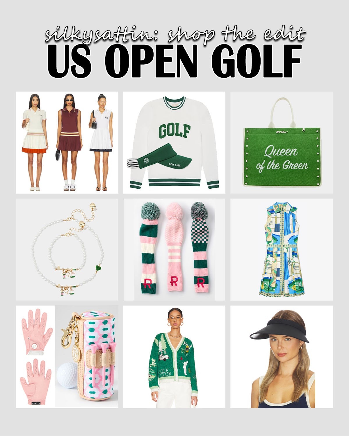 Shop the Edit: US Open Golf Championship

Just less than a month away from the 2026 US Open Golf Championship. It’s being held at the Shinnecock Hills Golf Club in Southampton, New York. The 126th edition of the tournament is scheduled for June 15–21, 2026.

Feeling inspired; here are some golf inspired articles for your favorite fan and player. 

us open golf, golf game, golf game outfit, player gift ideas, sports party, sporty outfit, casual outfit, womens fashion #usopengolf #golfgame #golfgameoutfit #playergiftideas #sportsparty #sportyoutfit #casualoutfit #womensfashion

#LTKActive #LTKfitnessgoals #LTKdayinmylife