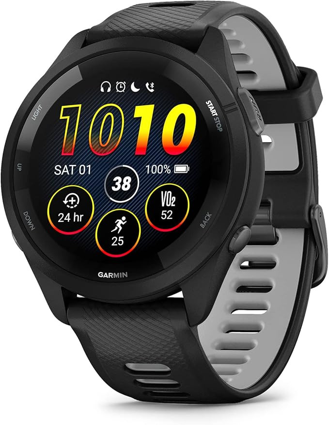 Garmin Forerunner 265 Running Smartwatch, Colorful AMOLED Display, Training Metrics and Recovery ... | Amazon (US)