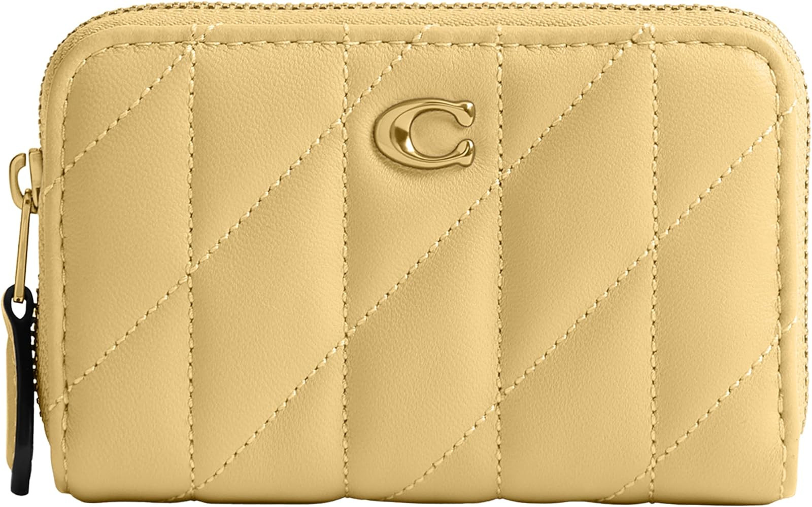 COACH Quilted Pillow Leather Essential Small Zip Around Card Case | Amazon (US)
