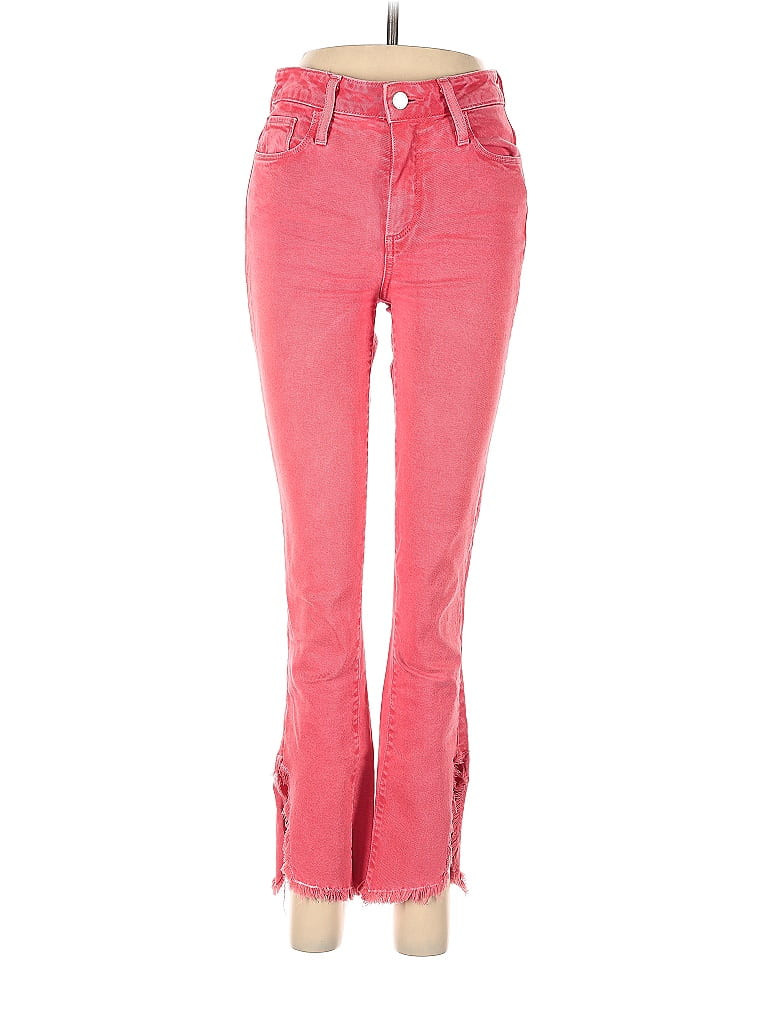 Paige Jeans - Mid/Reg Rise: Red Bottoms - Size 25 | thredUP