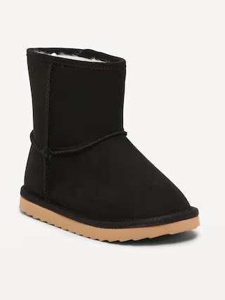 Faux-Suede Faux-Fur Lined Boots for Toddler Girls | Old Navy (US)