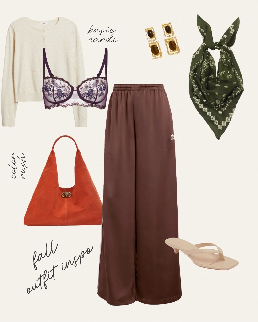 Fall muse 🍂Suede bucket purse, wide leg track pants, dark purple lingerie bra, gold accent jewelry and so much more.

#LTKSeasonal #LTKActive #LTKmomlife