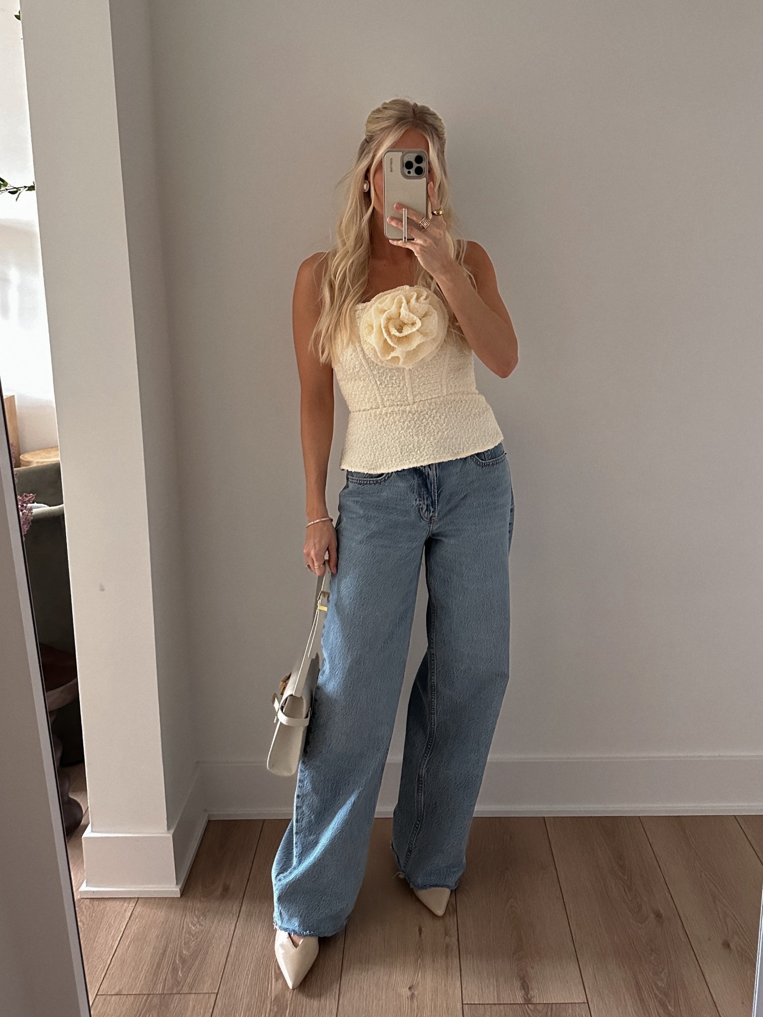 Revolve sale - use code: Happy20 for 20% off! Wearing a small in top, 27 long in jeans, shoes are tts! #kathleenpost

#LTKStyleTip #LTKSaleAlert #LTKSeasonal