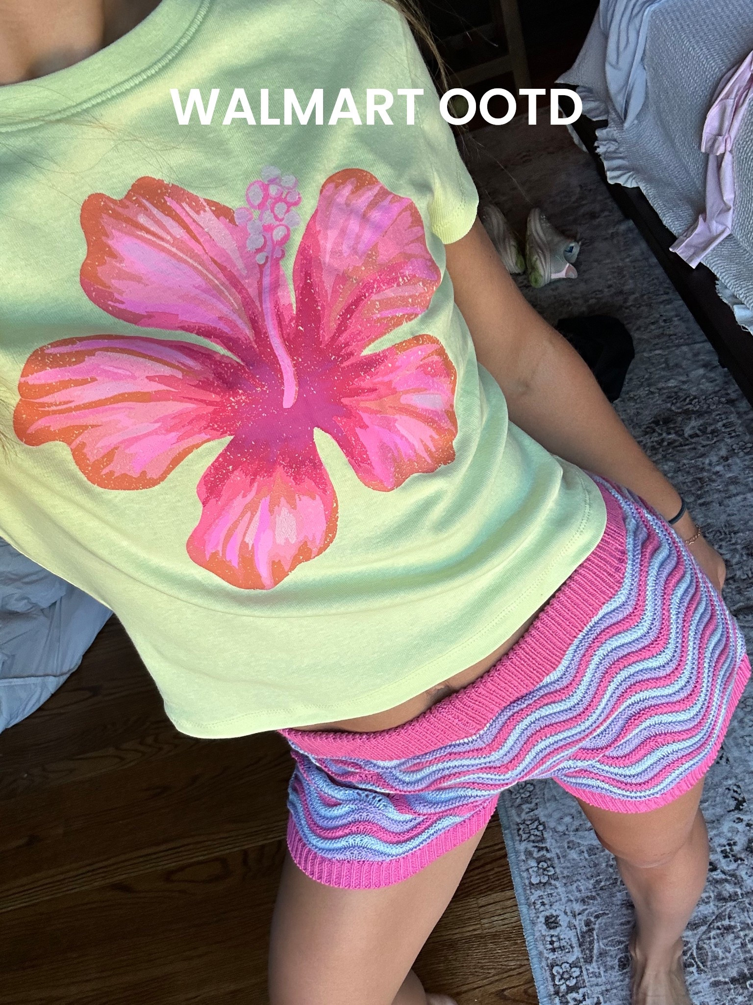 Wearing a Medium in the tee and XS in the shorts! 

#LTKStyleTip #LTKSummerEdit #LTKSaleAlert