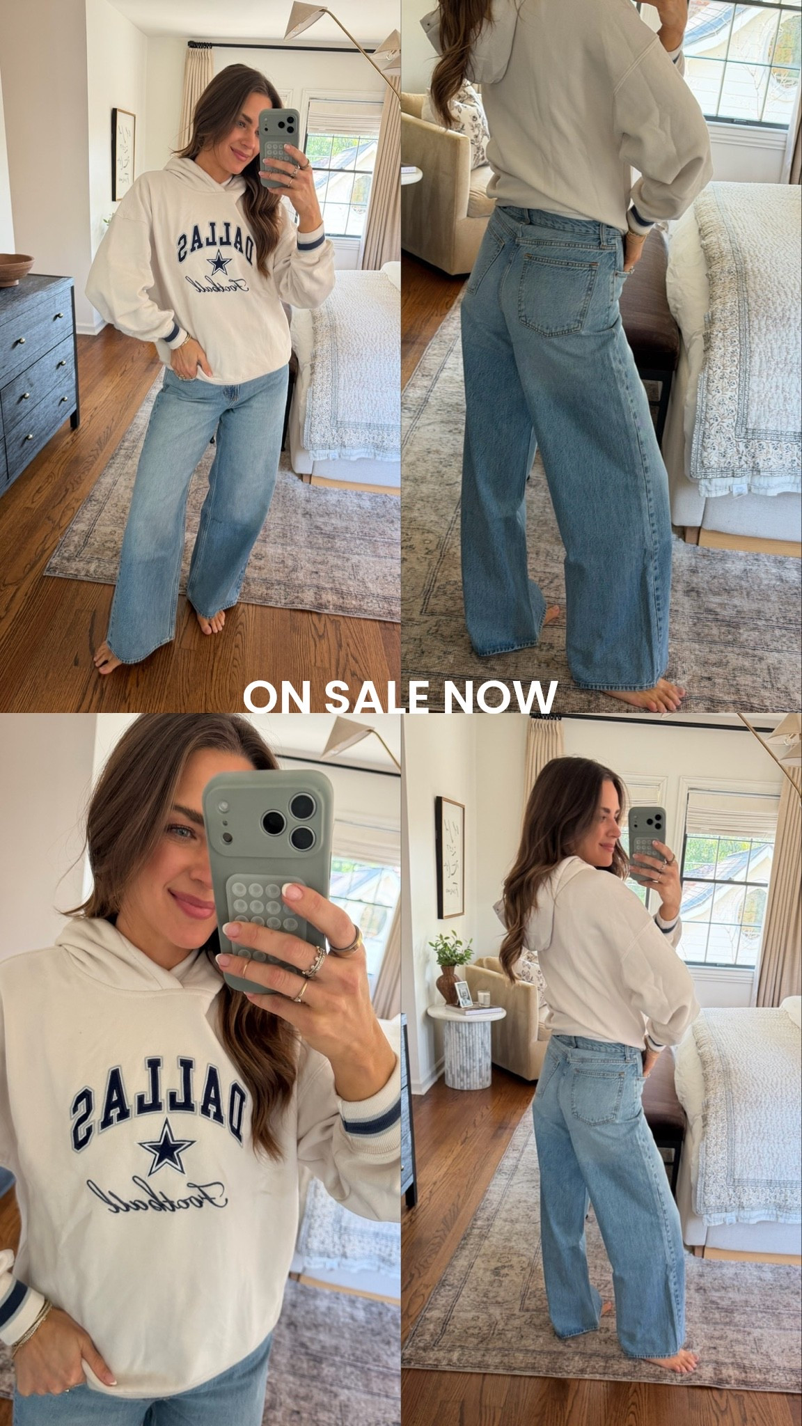 AF DENIM SALE ✨ sitewide sale plus use code DENIMAF to stack an extra 15% off

Hoodie - Small
High Rise Wide Leg Jean - 25R

#LTKSaleAlert #LTKootdl