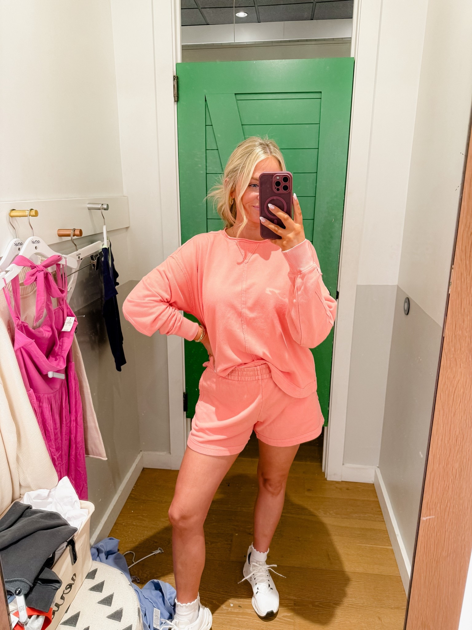 Matching coral set! Size S/S 

#LTKootd