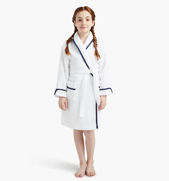 The Tiny Hotel Robe - Navy | Hill House Home