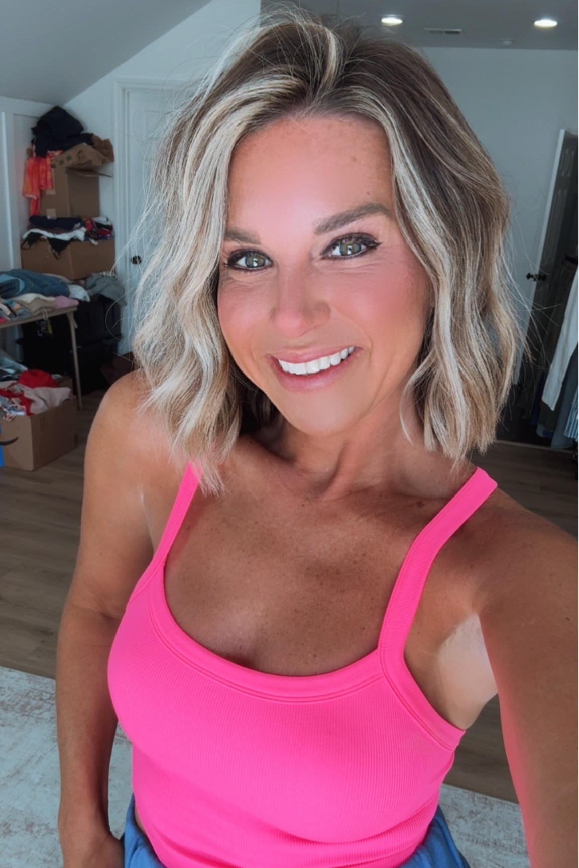 My favorite lounge around, workout, really anything tanks! I do the m/l 

#LTKootd #LTKSeasonal