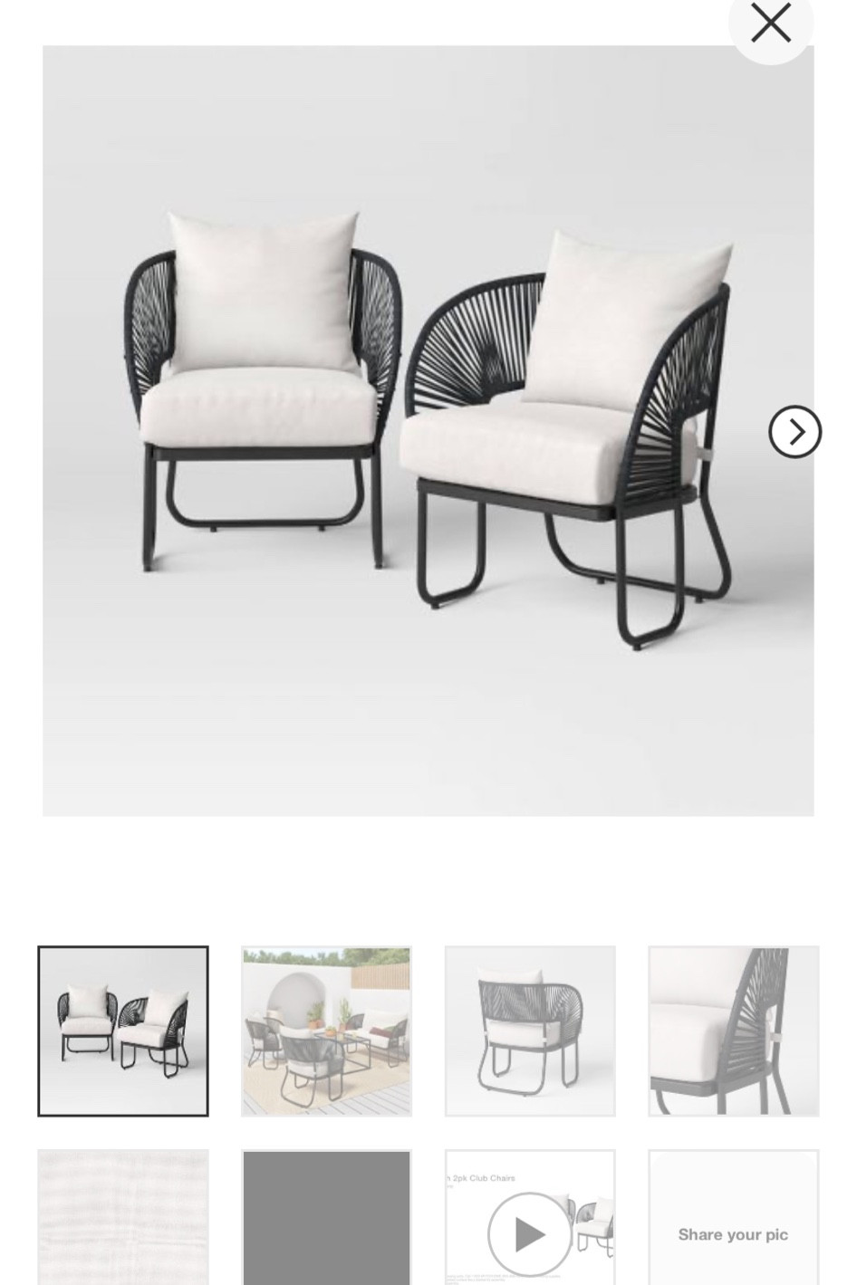 Get ready for Spring and Summer! Beautiful chairs from Target! 

#LTKhome #LTKSeasonal #LTKxTarget
