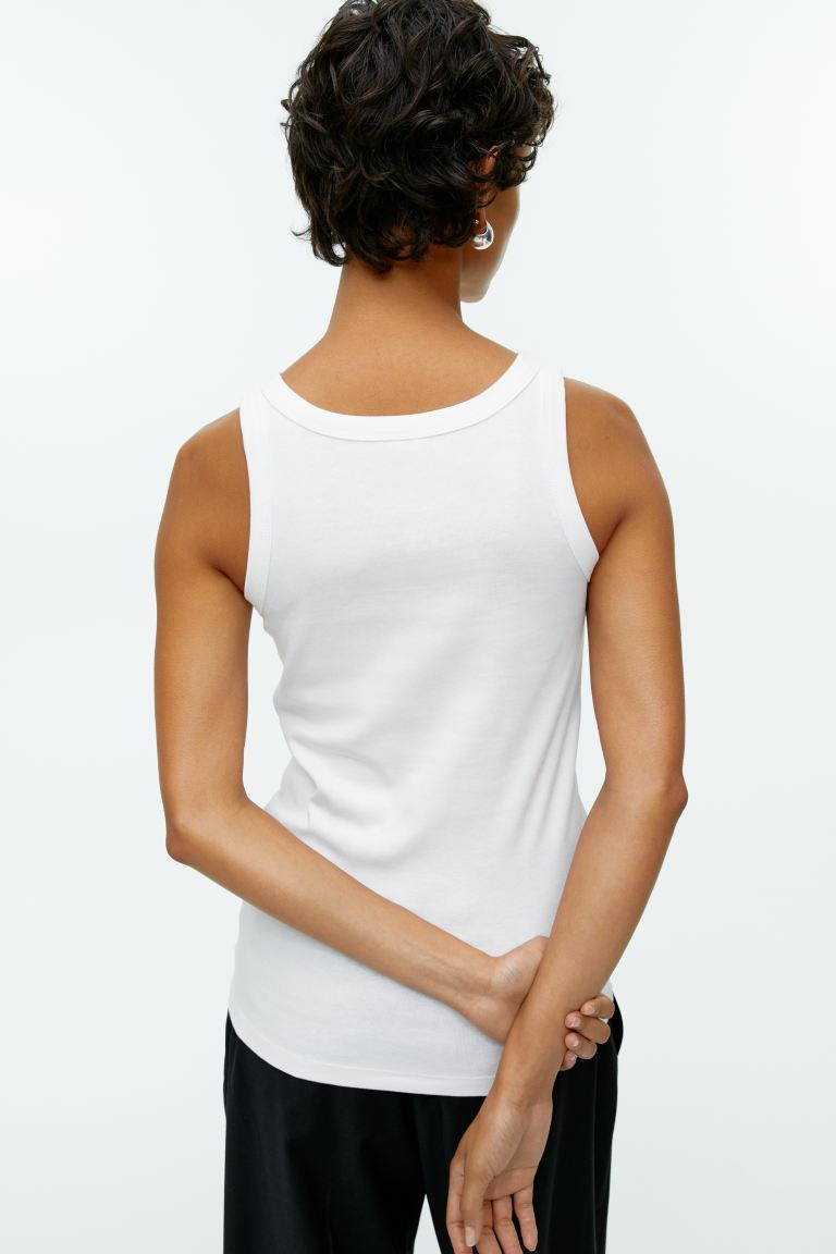 Rib Tank Top | H&M (UK, MY, IN, SG, PH, TW, HK)