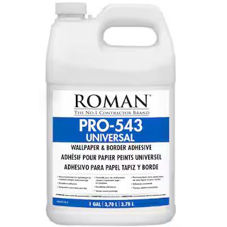 Roman PRO-543 1 Gal. F-Style Universal Wallpaper Adhesive 209864 - The Home Depot | The Home Depot
