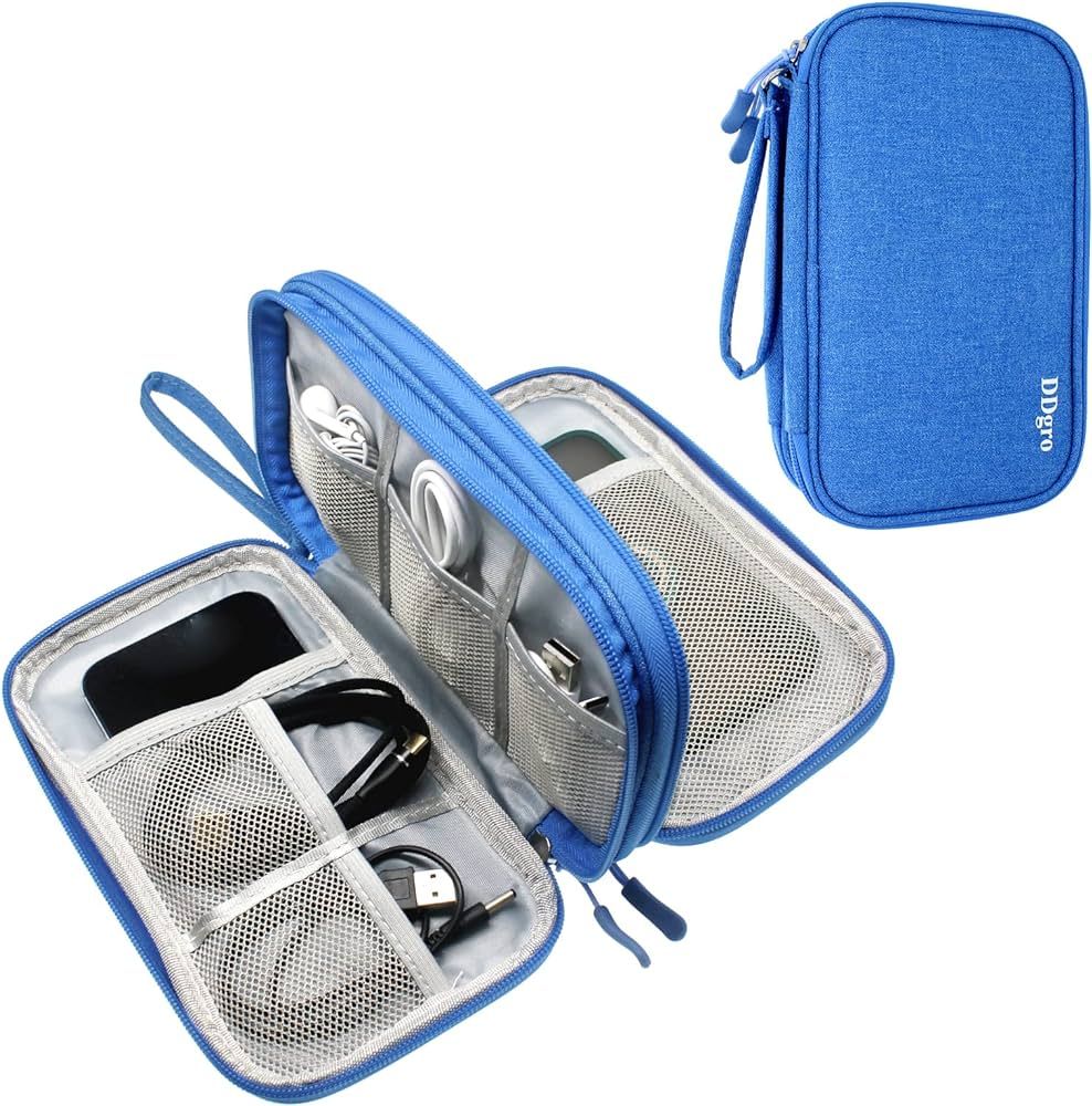 DDgro Tech Accessories Organizer Electronic Pouch Travel Bag for Keeping iPhone Charger Mobile Ha... | Amazon (US)