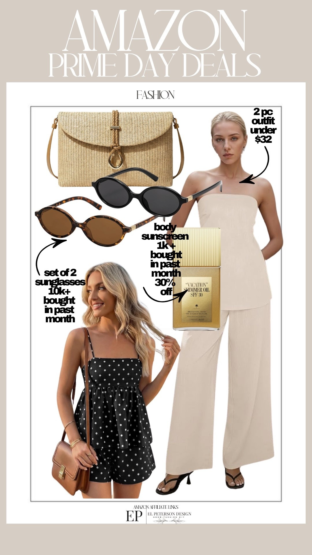Amazon Prime Day
Last Day 
Purse
2 pc outfits
Sunglasses
Sunscreen

#LTKSaleAlert