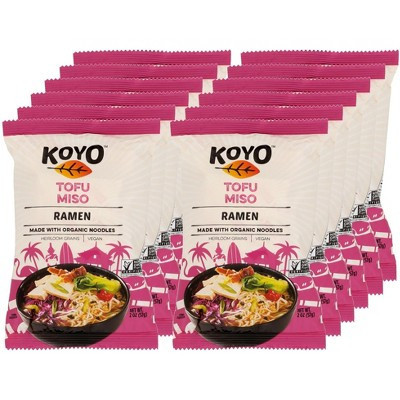 Koyo Tofu Miso Ramen - Case of 12/2 oz | Target