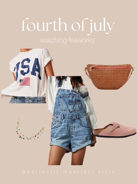 Fourth of July outfit ideas
I wear a small in these overalls, very bump friendly

4th of July 
4th of July outfits
Summer outfit 
Shortalls 

#LTKSeasonal #LTKbump