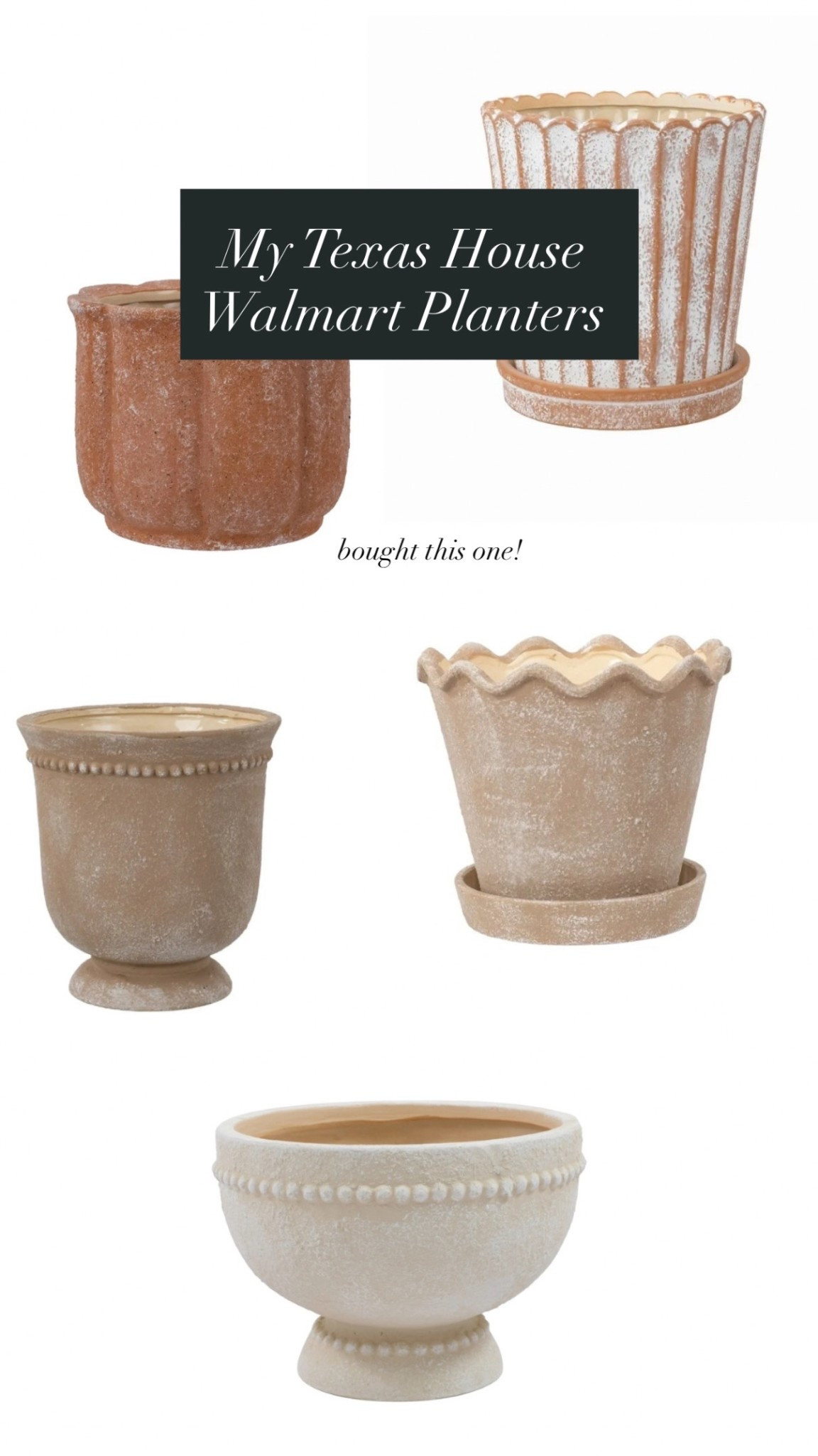 The cutest outdoor tabletop planters at Walmart. My Texas House has the cutest decor at Walmart and the prices are so so good!

#LTKHome #LTKSaleAlert #LTKSeasonal