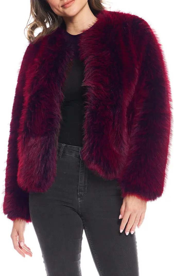 Happy Hour Faux Fur Jacket | Nordstrom