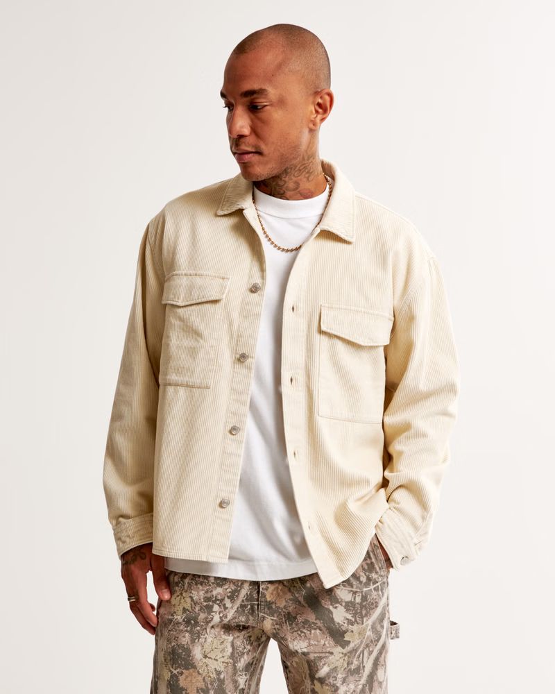 Corduroy Shirt Jacket | Abercrombie & Fitch (US)