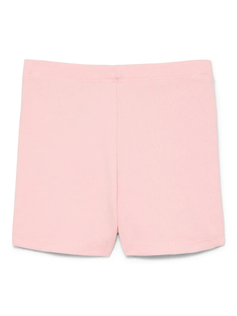 Wonder Nation Baby Girl Bike Shorts, Sizes 0-24 Months | Walmart (US)