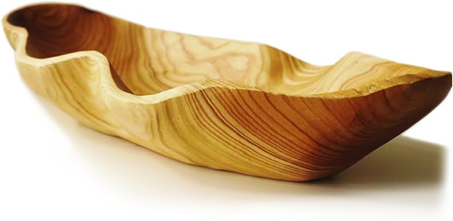 Handmade Decorative Wooden Dough Bowl 15.7 Inch | Amazon (US)