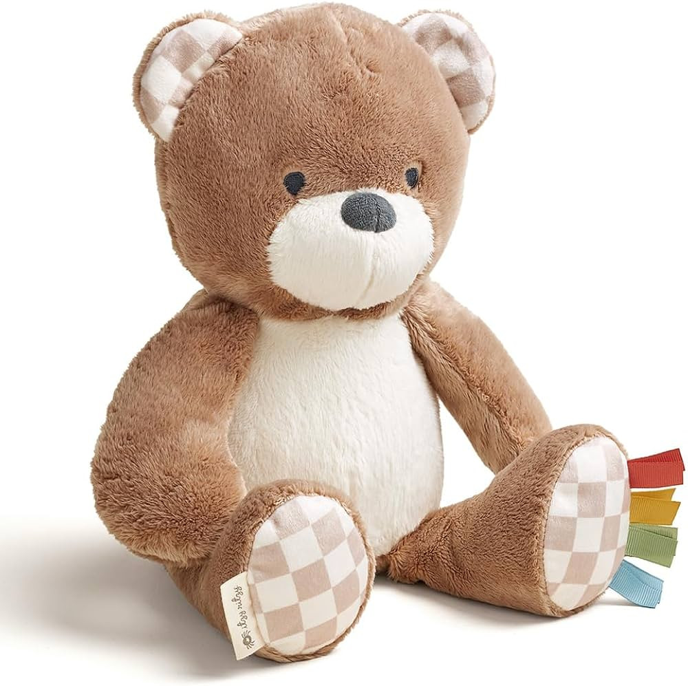 Itzy Ritzy Snuggles Plush Toy – Soft Stuffed Animal for Babies, Kids & Adults – Sensory Ribbo... | Amazon (US)