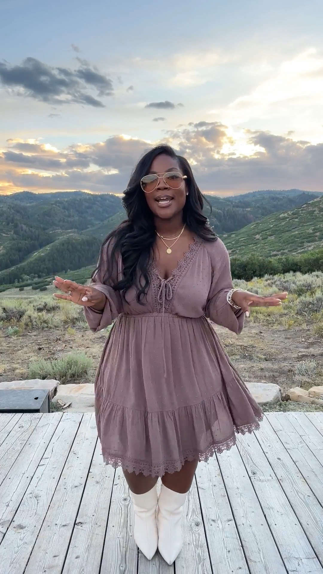 Outfit of the night to kick off “A Torrid Summer” with a rustic sunset dinner with Torrid in Park City, Utah ✨

The vibes called for neutral + terracotta tones + this flows number fit perfectly. 

Wearing a size 1.



#LTKMidsize #LTKPlusSize #LTKStyleTip