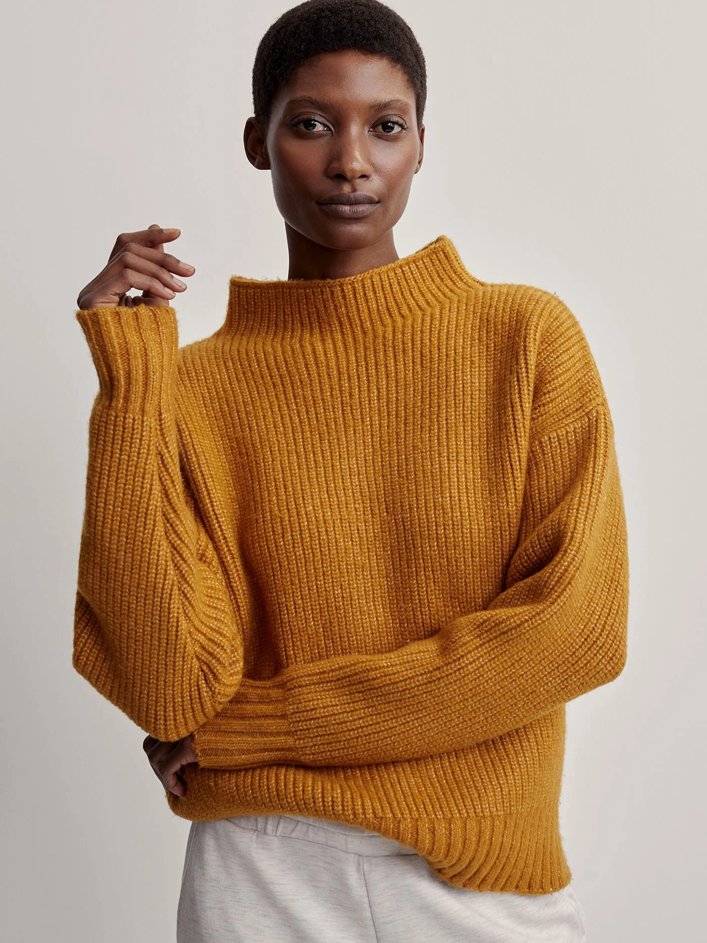 Skyla Funnel Neck Knit Pullover | Varley USA