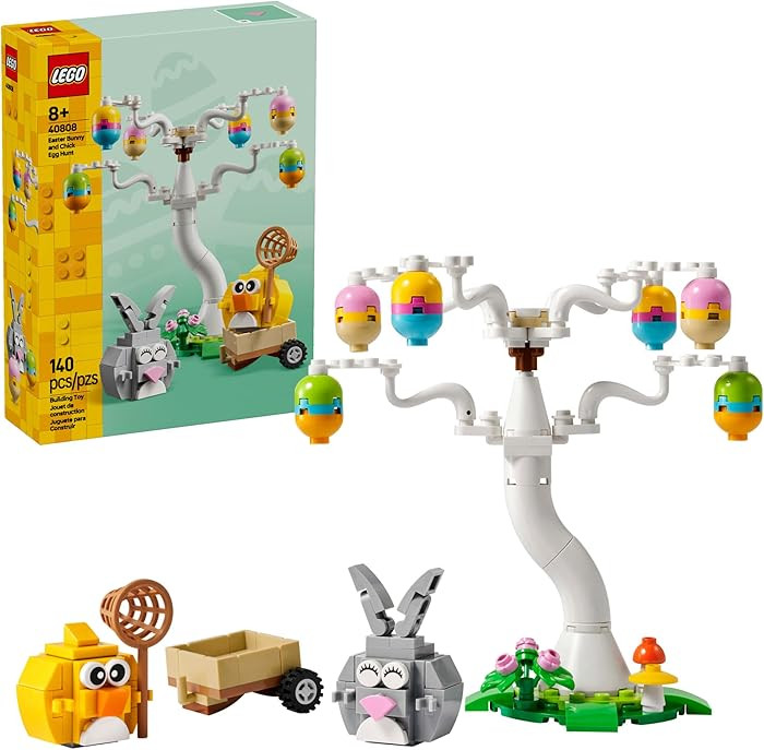 LEGO Easter Bunny and Chick Egg Hunt Building Toy for Girls & Boys - Springtime Playset for Kids,... | Amazon (US)