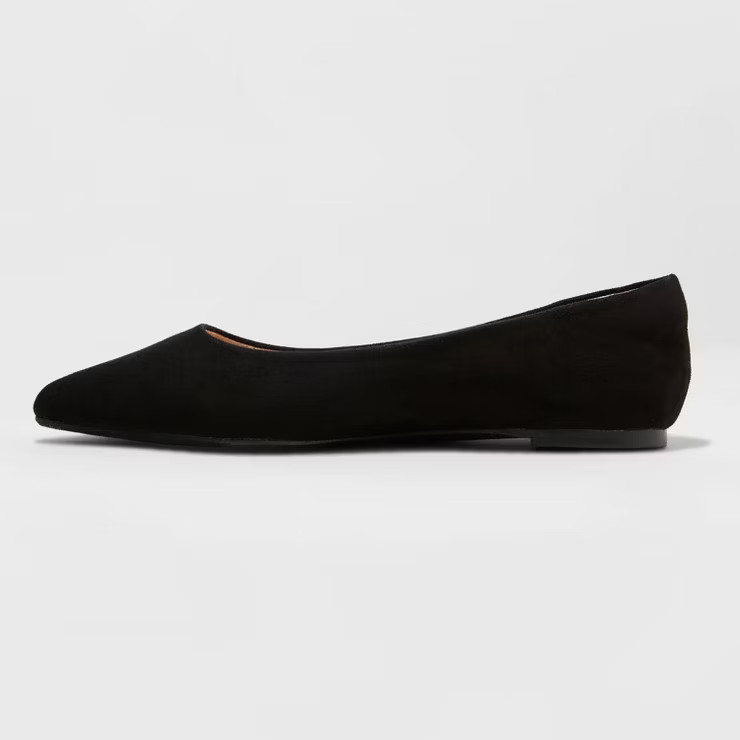 Women's Corinna Pointed Toe Ballet Flats - A New Day™ | Target